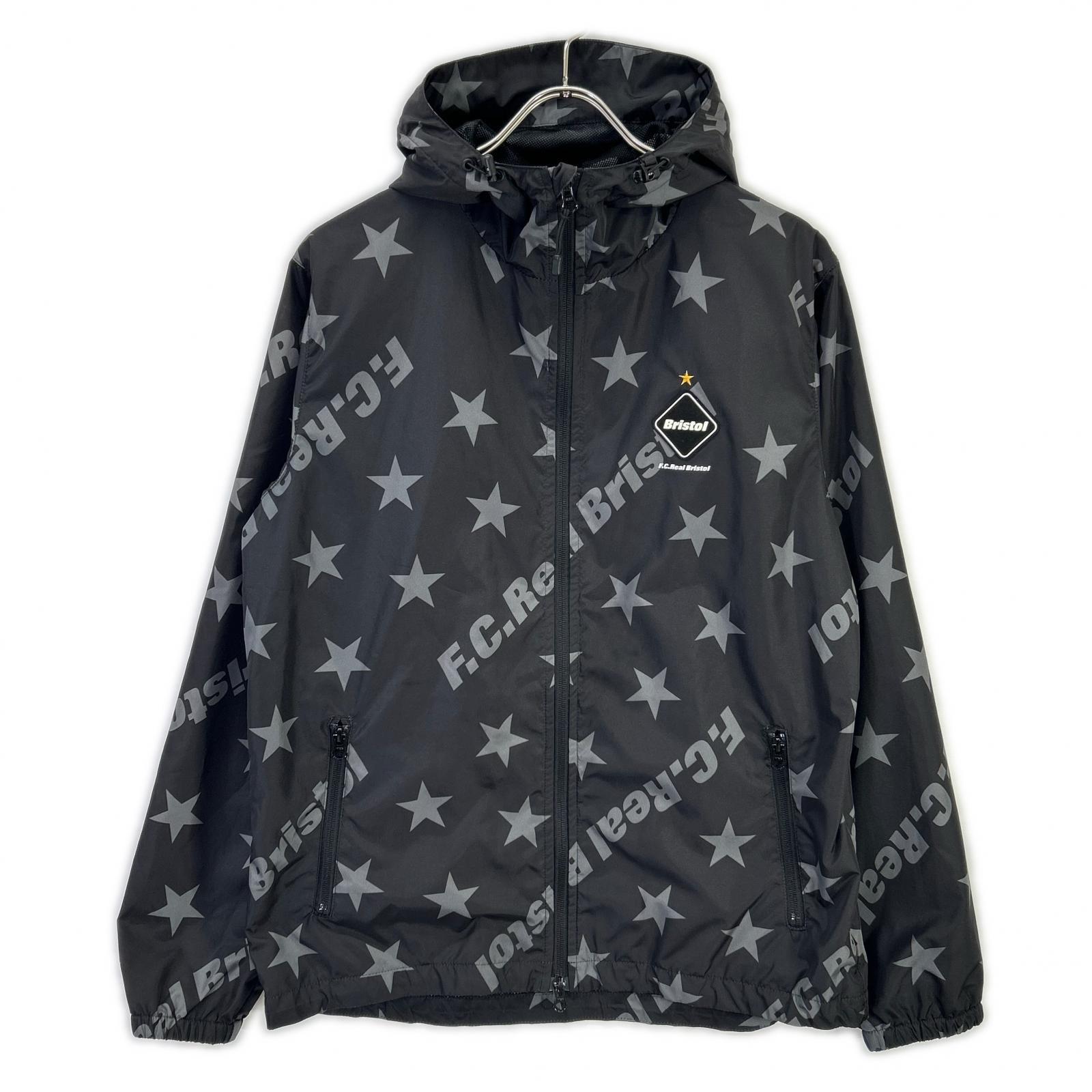 エフシーリアルブリストル FCRB-160021 ブラック×グレー 16SS STAR WARM UP JACKET M