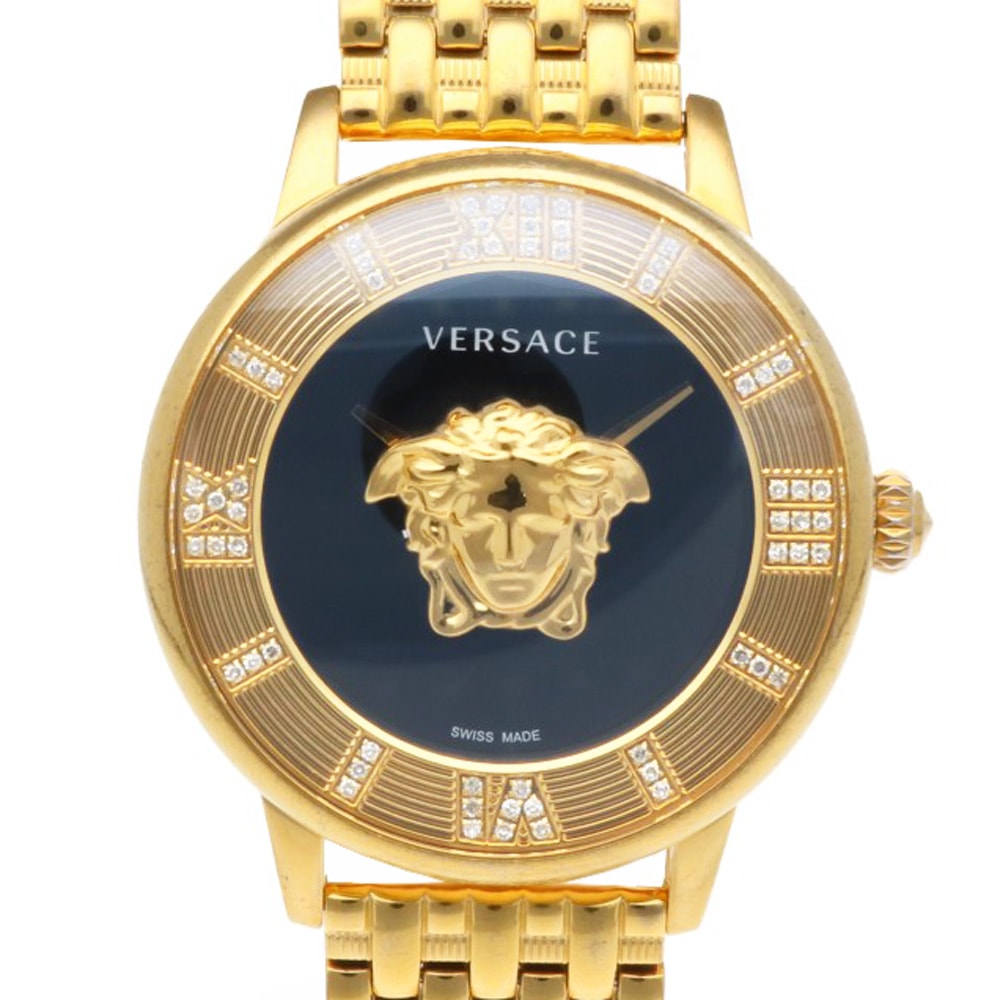 ヴェルサーチ ラ メドゥーサ 腕時計 時計 GP クオーツ メンズ 1年保証 VERSACE  中古