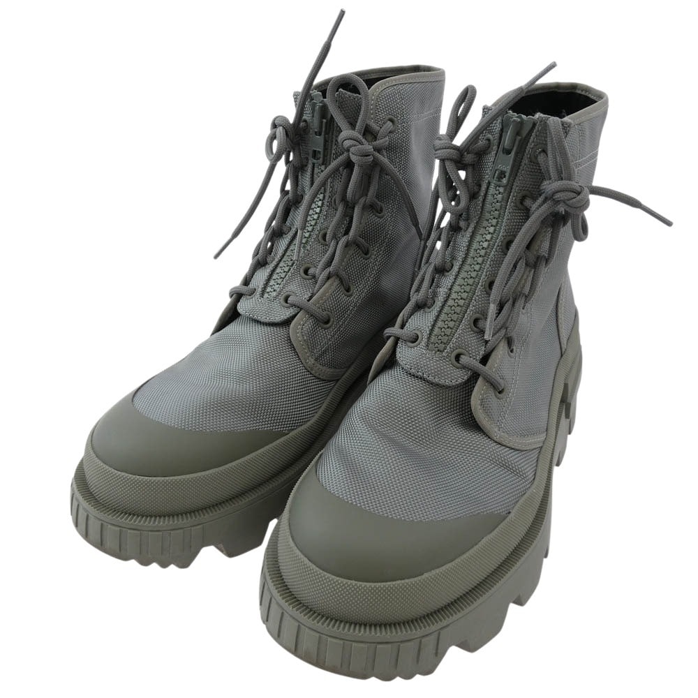 MONCLER モンクレール ブーツ 23SS x HYKE DESERTYX ANKLE BOOTS ハイク デザーティクス アンクル グレー系 42【中古】