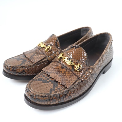 極美品 セリーヌ
ローファー ルコ サルキー ブラウン レディース 39