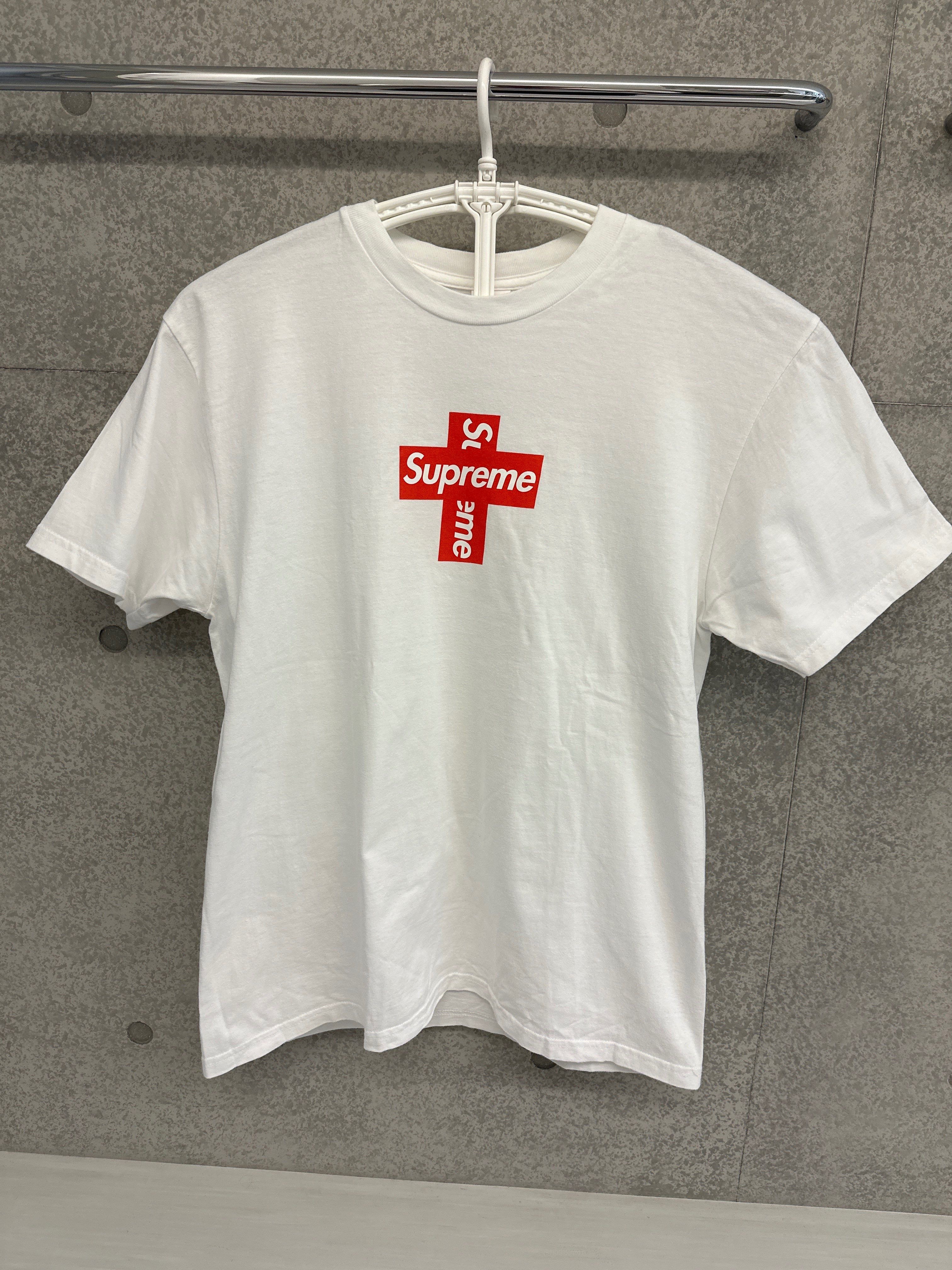 Supreme Cross Box Logo Tee "White"