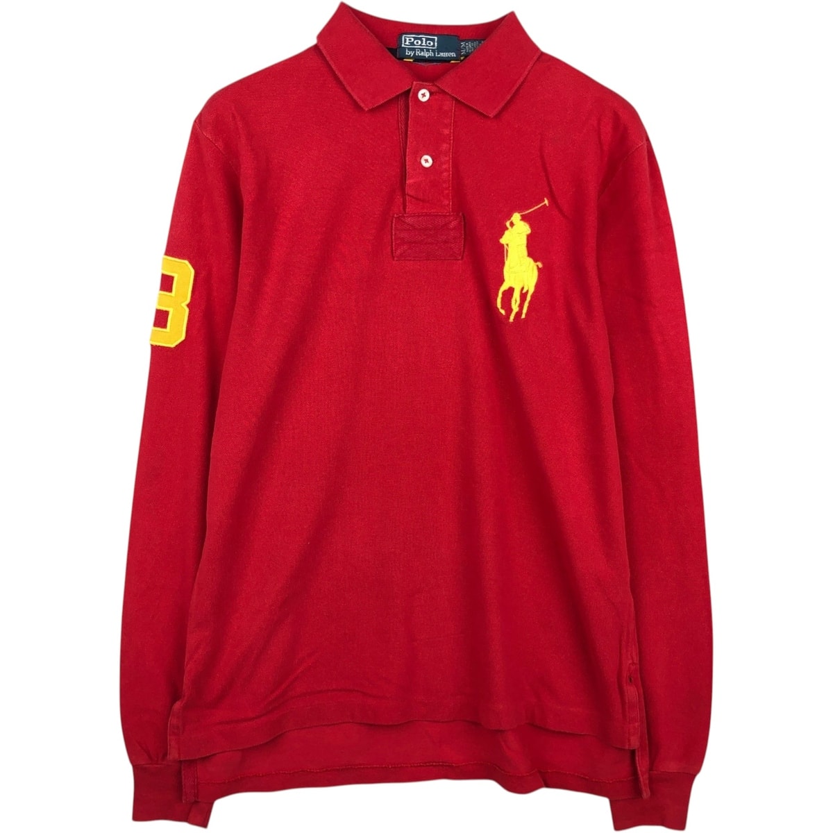 古着 ラルフローレン Ralph Lauren POLO by Ralph Lauren ビッグポニー 長袖 ポロシャツ メンズM相当/eaa652833
