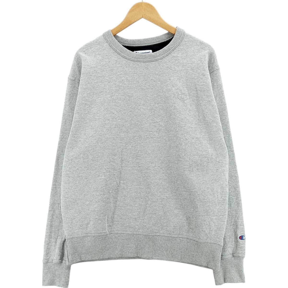 古着 チャンピオン Champion AUTHENTIC ATHLETICWEAR ワンポイントロゴスウェットシャツ トレーナー メンズL相当/eaa418840