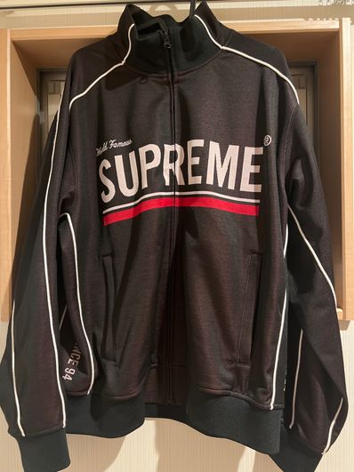 Supreme World Famous Jacquard Track Jacket "Black"