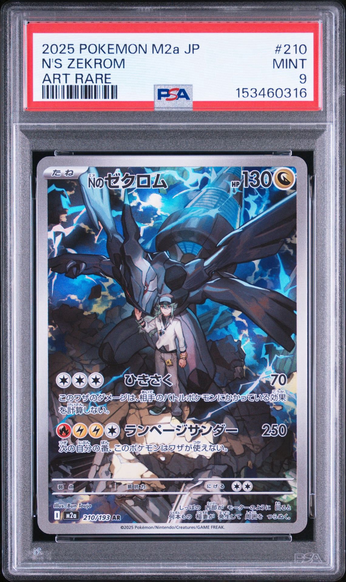 Nのゼクロム AR [M2a 210/193](ハイクラスパック「MEGAドリームex