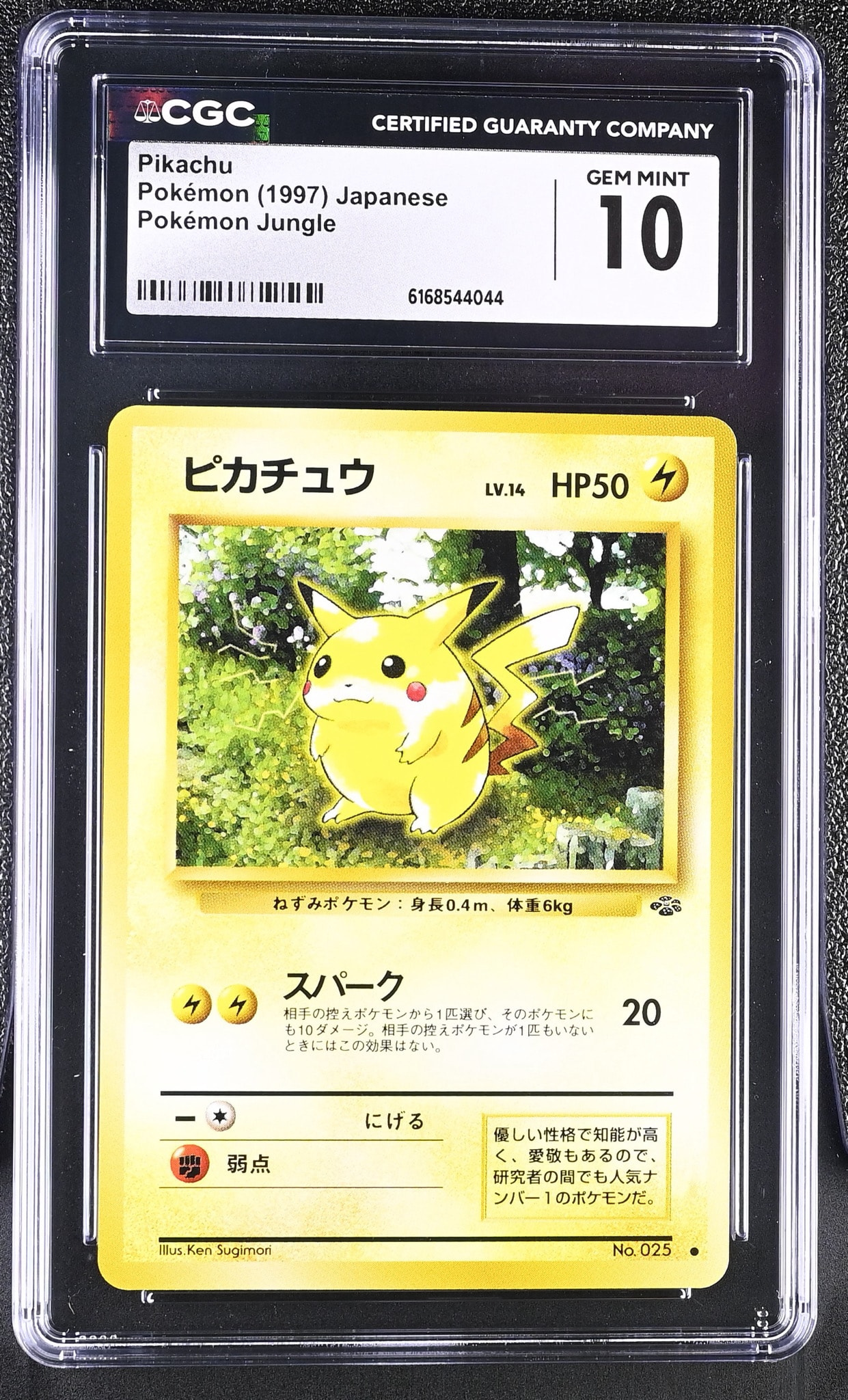 ピカチュウ ○ : 旧裏 [PMCG2 No.025](拡張パック「ポケモンジャングル