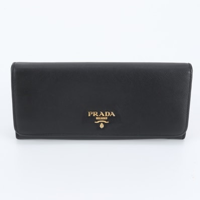 ■美品 プラダ サフィアーノ長財布 レザー