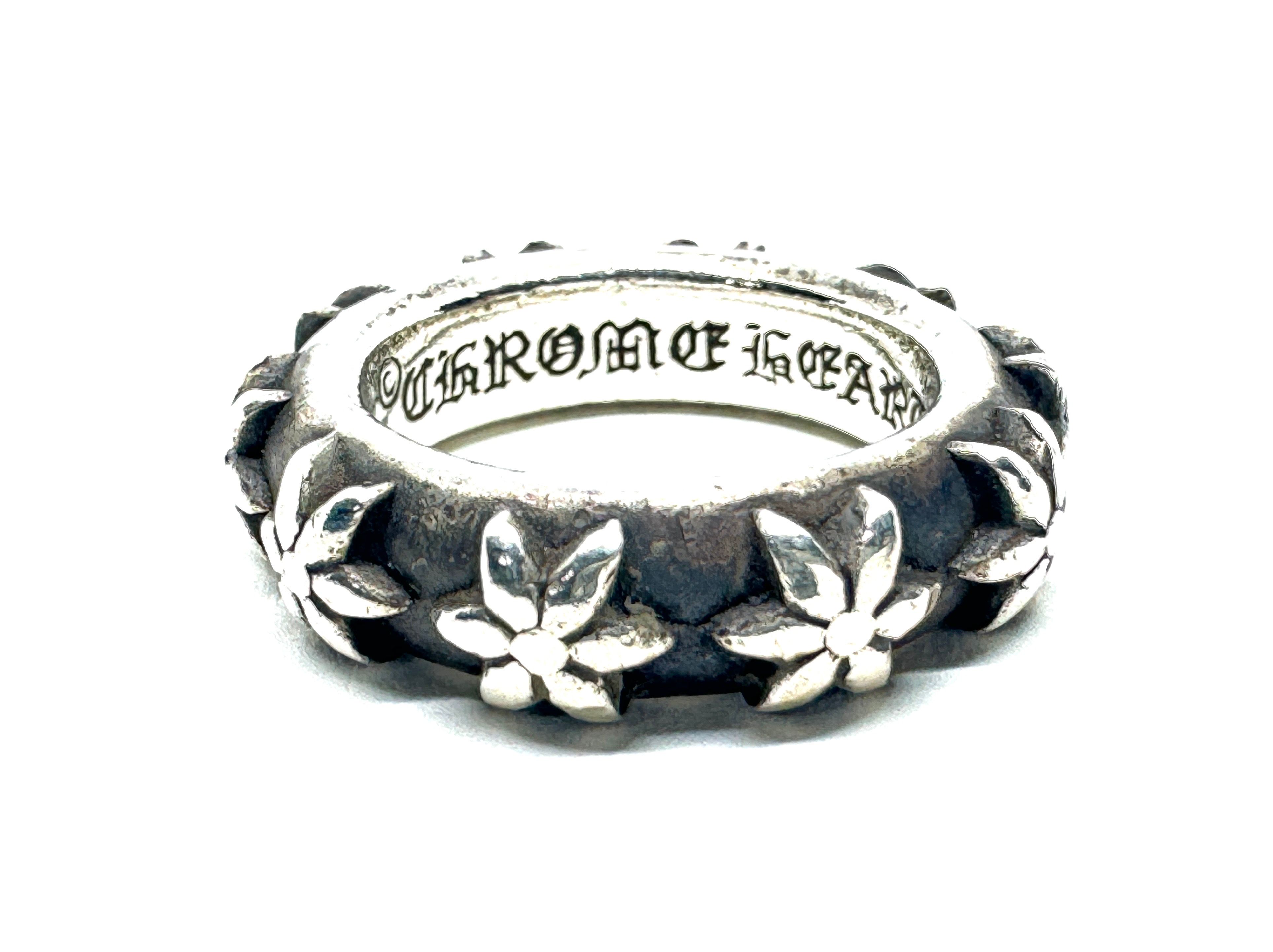 Chrome Hearts Star Band Ring "Silver"