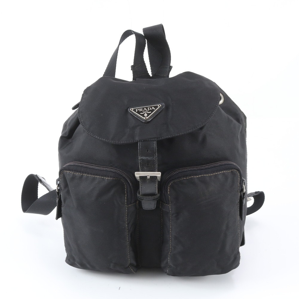■美品 プラダ テスート ナイロントライアングルロゴリュックサック
