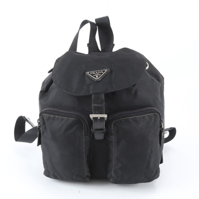 ■美品 プラダ テスート ナイロントライアングルロゴリュックサック
