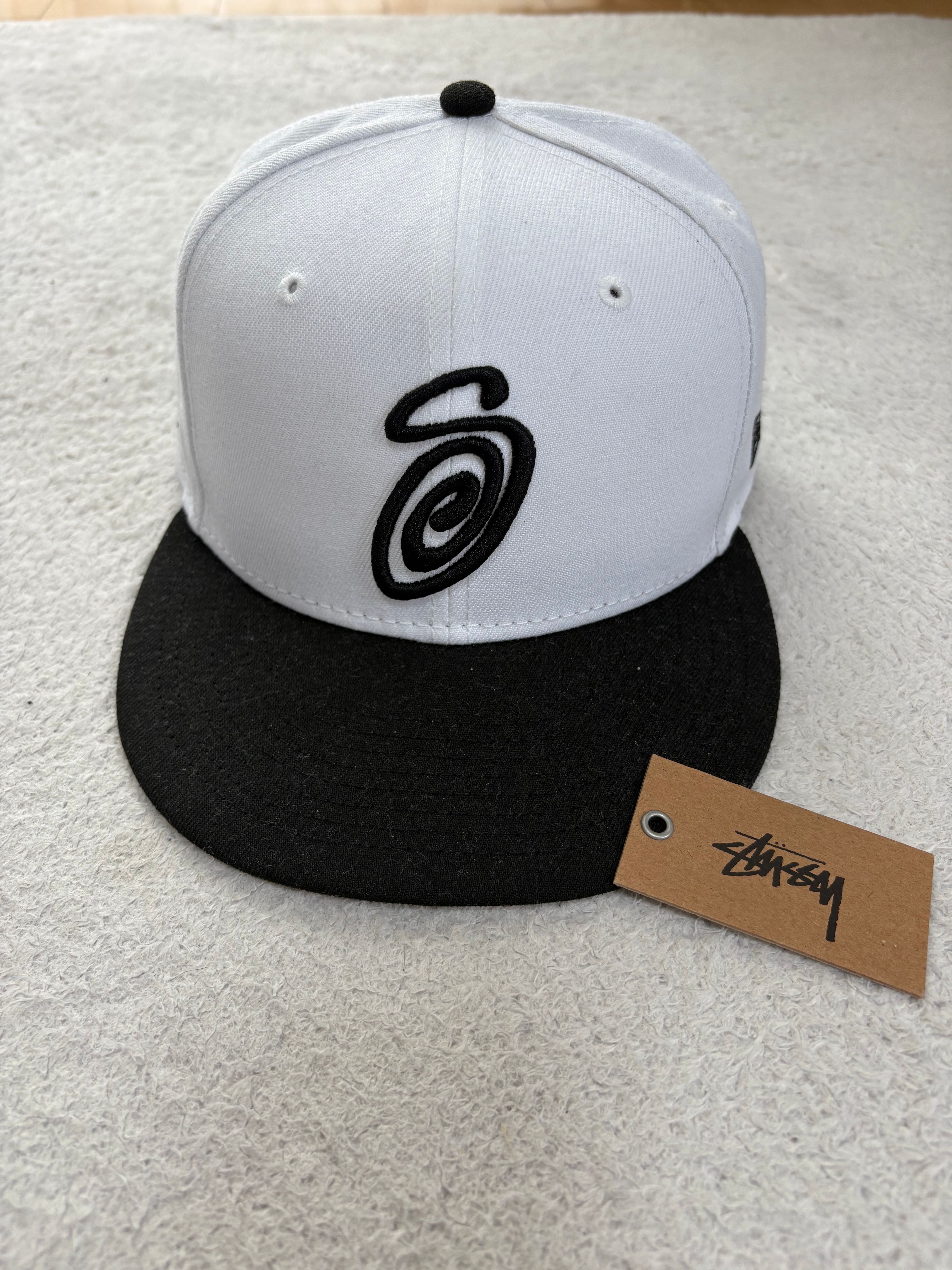 Stussy CURLY S NEW ERA CAP "White"