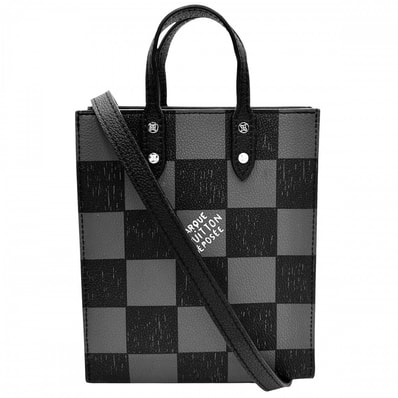 LOUIS VUITTON ルイヴィトン 2WAY ダミエチェッカーボード サックプラXS ハンドバッグ ショルダーバッグ 肩掛け 斜め掛け Sac Plat XS N60479 ブラック 黒 シルバー金具 メンズ 美品【中古品】