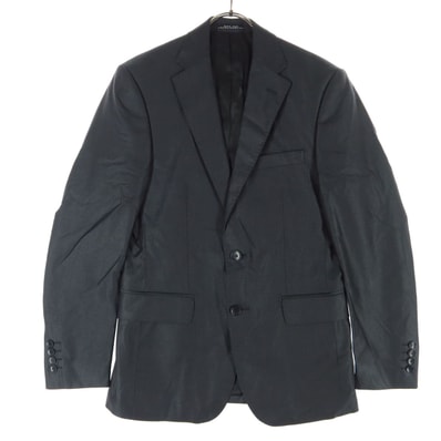 美品 ZARA MAN ザラマン 長袖 テーラードジャケット 46 ブラック スーツ