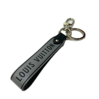 ルイヴィトン LOUIS VUITTON M00337 M00337 モノグラムエクリプス キャピタルLV キーホルダー レザー グレー