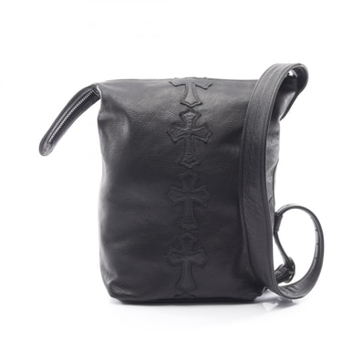 クロムハーツ CHROME HEARTS LELO SM CEME STRP ショルダーバッグ バッグ レザー レディース ブラック系 【中古】