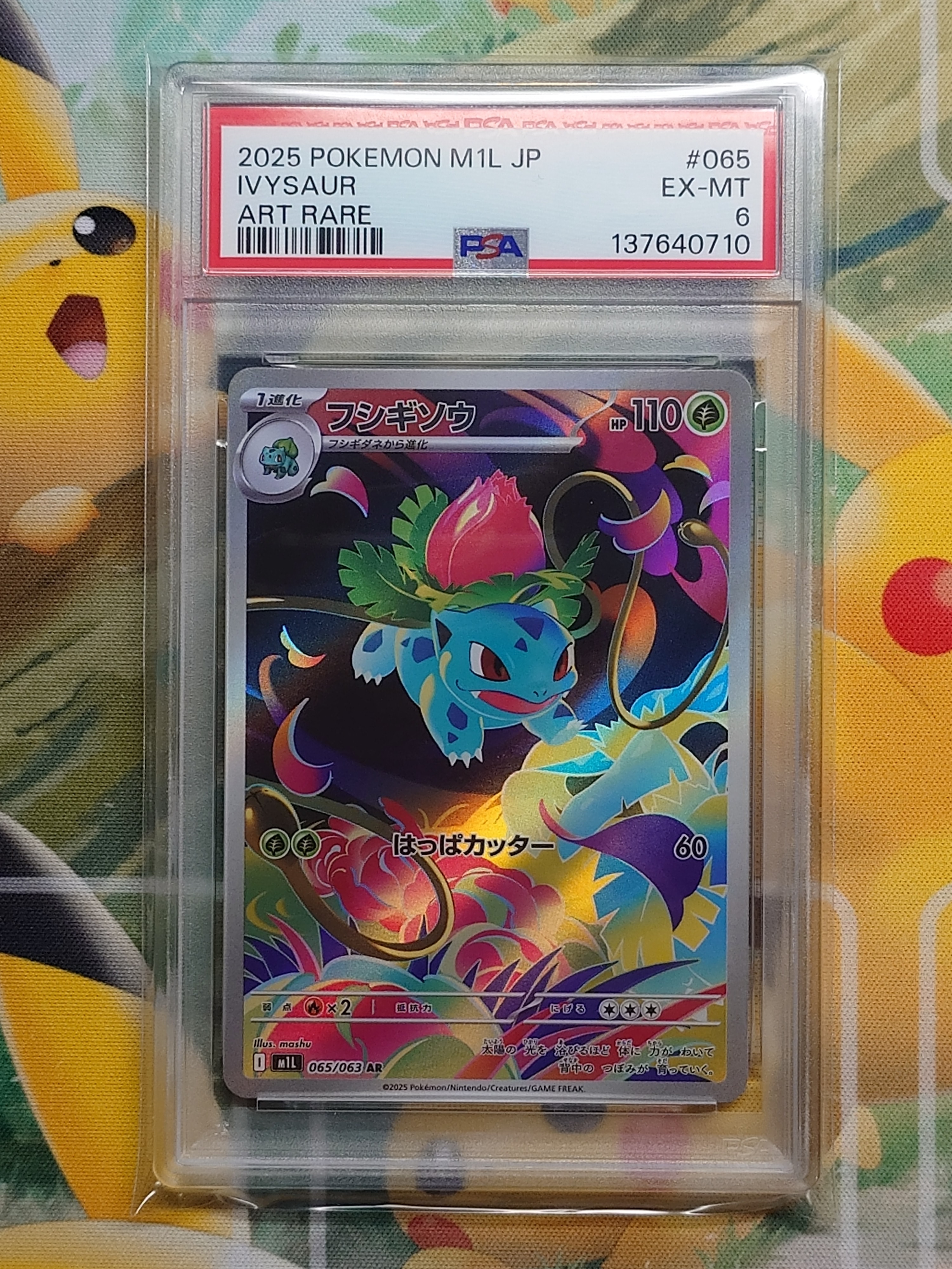 PSA10】フシギソウ AR [M1L 065/063](拡張パック「メガブレイブ」) 1枚