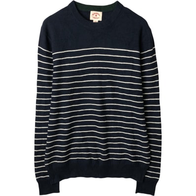 古着 ブルックスブラザーズ Brooks Brothers 1818 Red Fleece ボーダー柄 コットンニットセーター メンズM相当/eaa631969