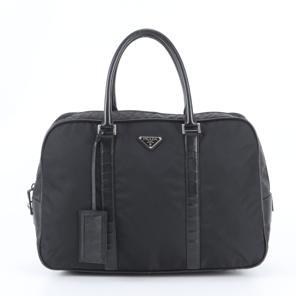 ■極美品 プラダ テスート ナイロンサフィアーノ トライアングルロゴ