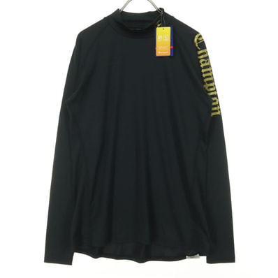 未使用 Champion チャンピオン ロゴプリント 長袖 Tシャツ M ブラック ロンT スポーツウェア