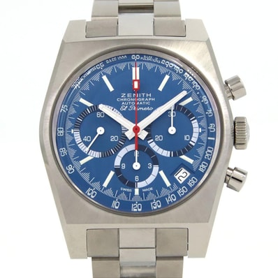 ゼニス クロノマスターリバイバルエルプリメロA3818エアウェイトカバーガール 95.A3818.400/51.M3818 TI 自動巻