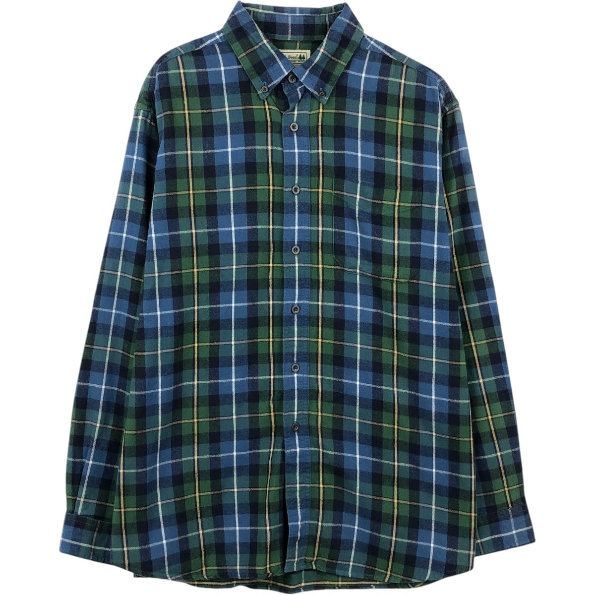 古着 エルエルビーン L.L.Bean 長袖 ボタンダウン フランネルシャツ メンズL相当/eaa675617