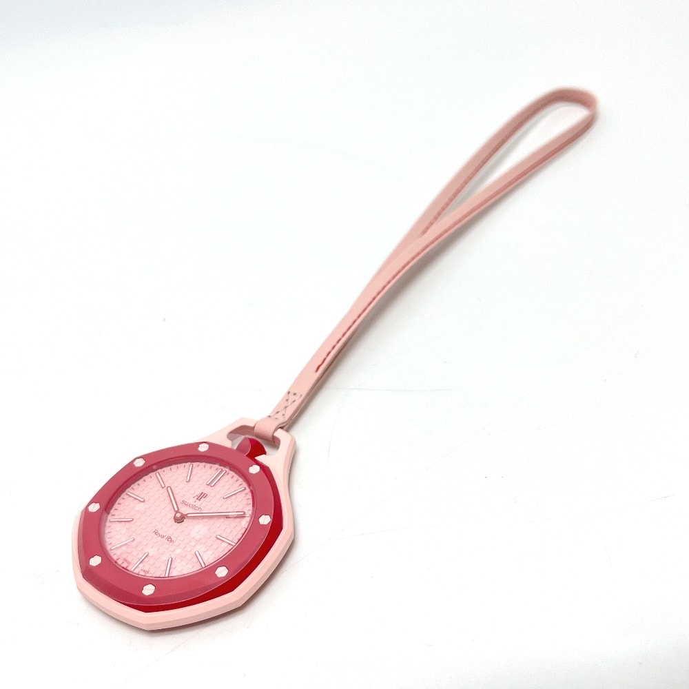 スウォッチ Swatch スウォッチ x オーデマピゲ ロイヤルポップ オットロッソ SSX03R100N 手巻き 懐中時計 セラミック ピンク 新品