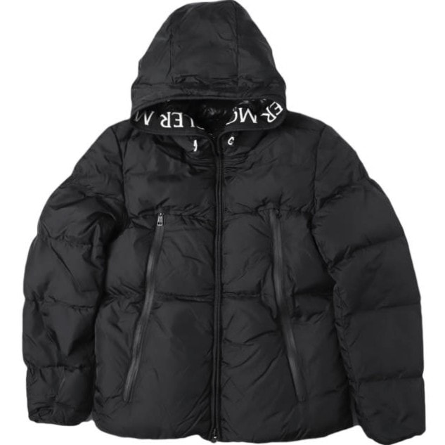 MONCLER モンクレール MONTCLA  モンクラ ダウンジャケット E20914194385 C0300 2 BLACK グログランロゴバンド アウター g27572
