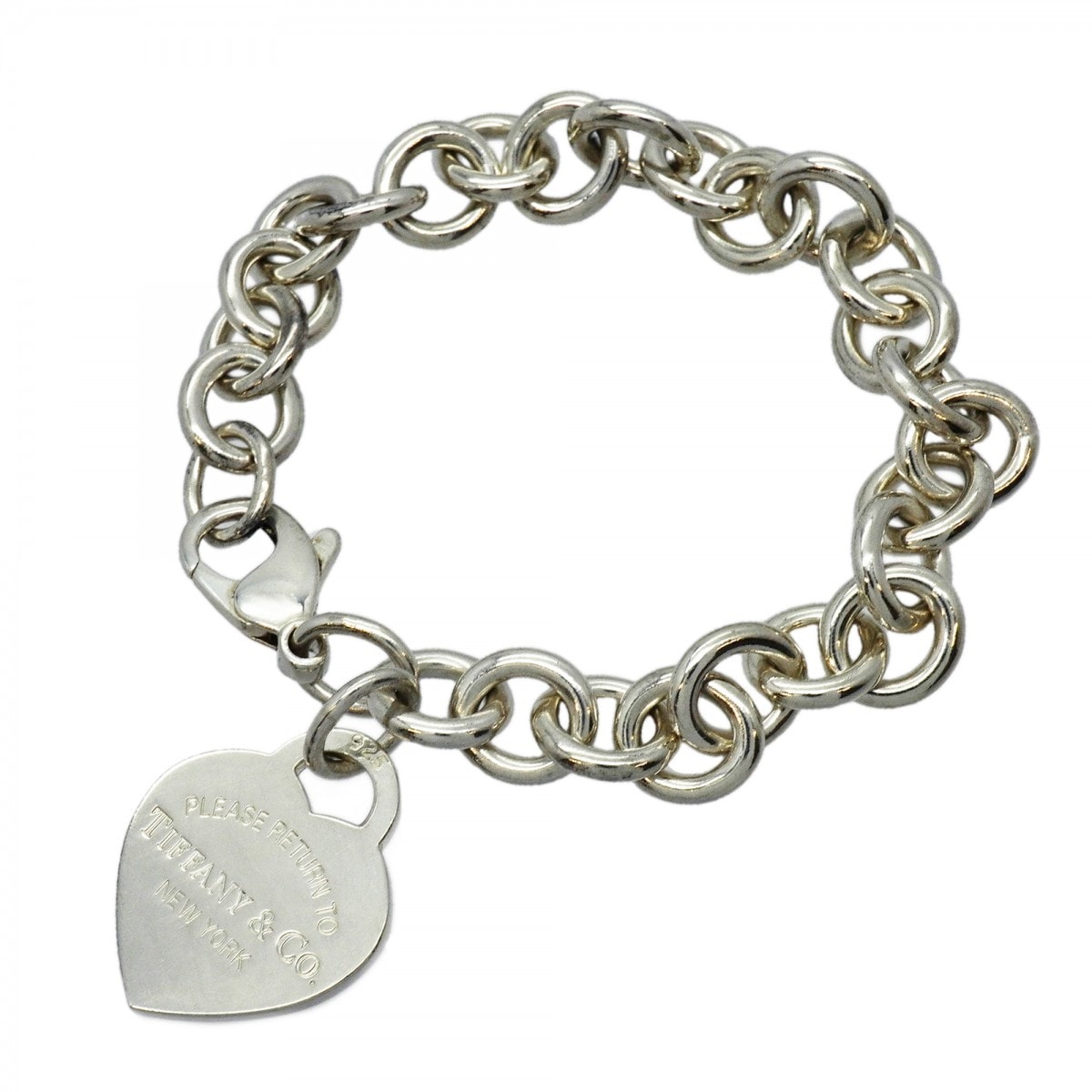 【6jcb0681-k】ティファニー ブレスレット リターントゥハート シルバー925【中古】レディース