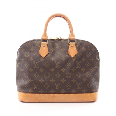 ルイ・ヴィトン LOUIS VUITTON アルマPM モノグラム ハンドバッグ バッグ PVCコーティングキャンバス レザー モノグラム レディース ブラウン系 M51130 【中古】