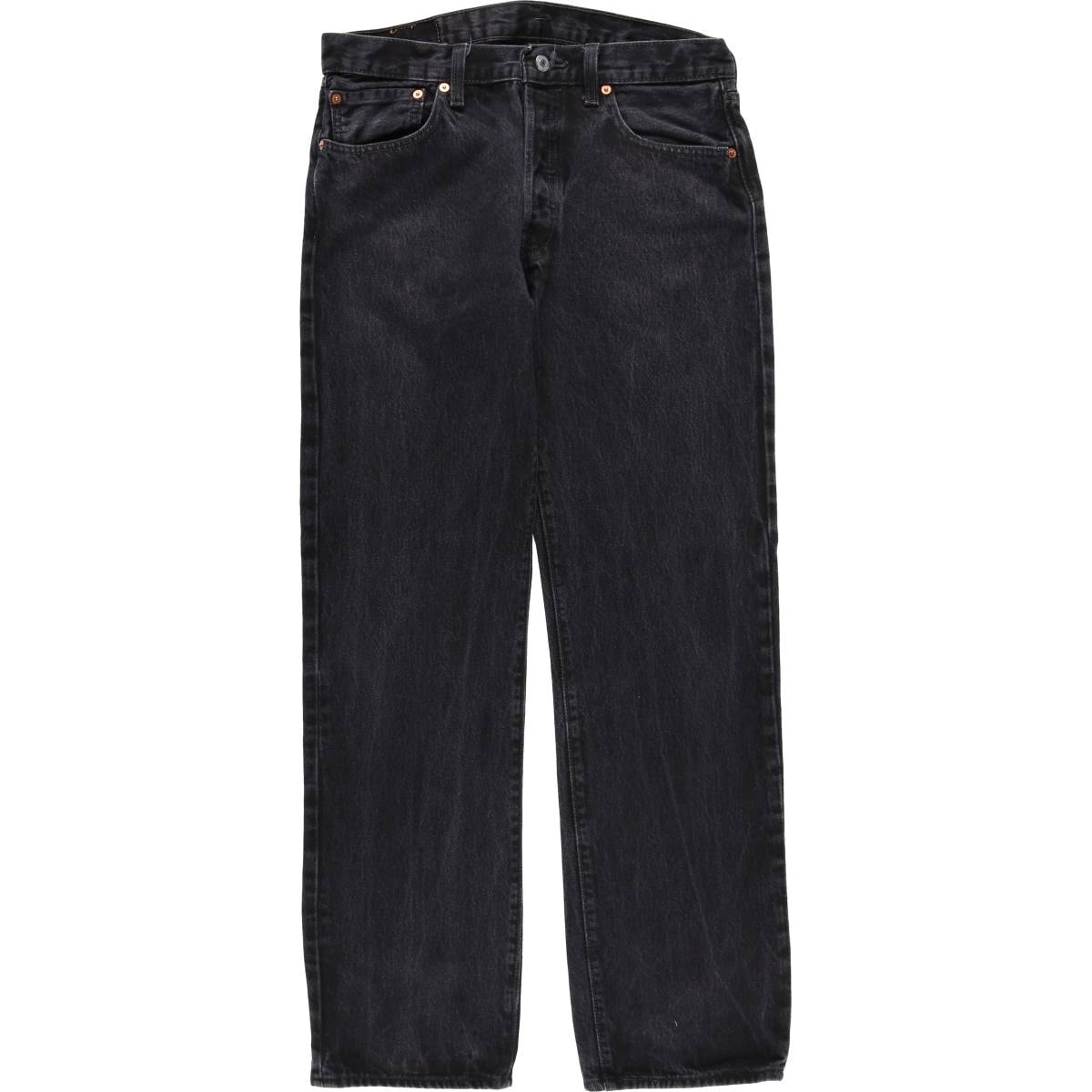 古着 リーバイス Levi's 501-0660 ブラックデニム ストレートデニムパンツ メンズw33相当/eaa611997