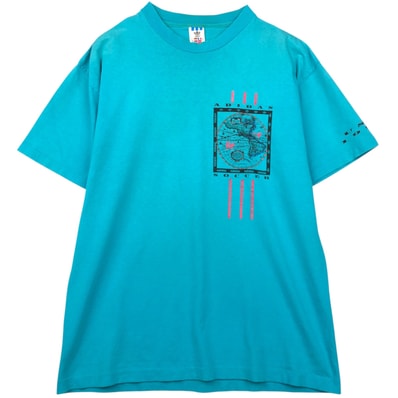 古着 90年代 アディダス adidas スポーツプリントTシャツ USA製 メンズL相当 ヴィンテージ/eaa621849