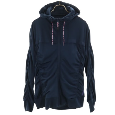 Reebok リーボック トレーニング 長袖 ジップパーカー M ネイビー