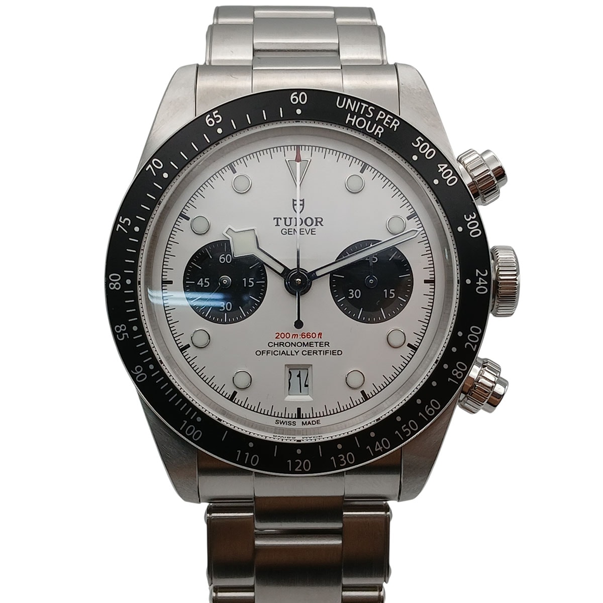 TUDOR チュードル ブラックベイ クロノ 41mm 腕時計 79360N ステンレススチール シルバー 自動巻き  メンズ【中古】
