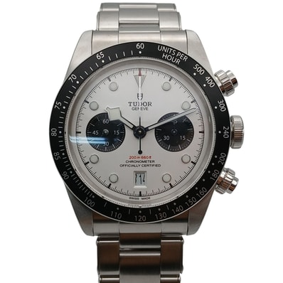 TUDOR チュードル ブラックベイ クロノ 41mm 腕時計 79360N ステンレススチール シルバー 自動巻き メンズ【中古】