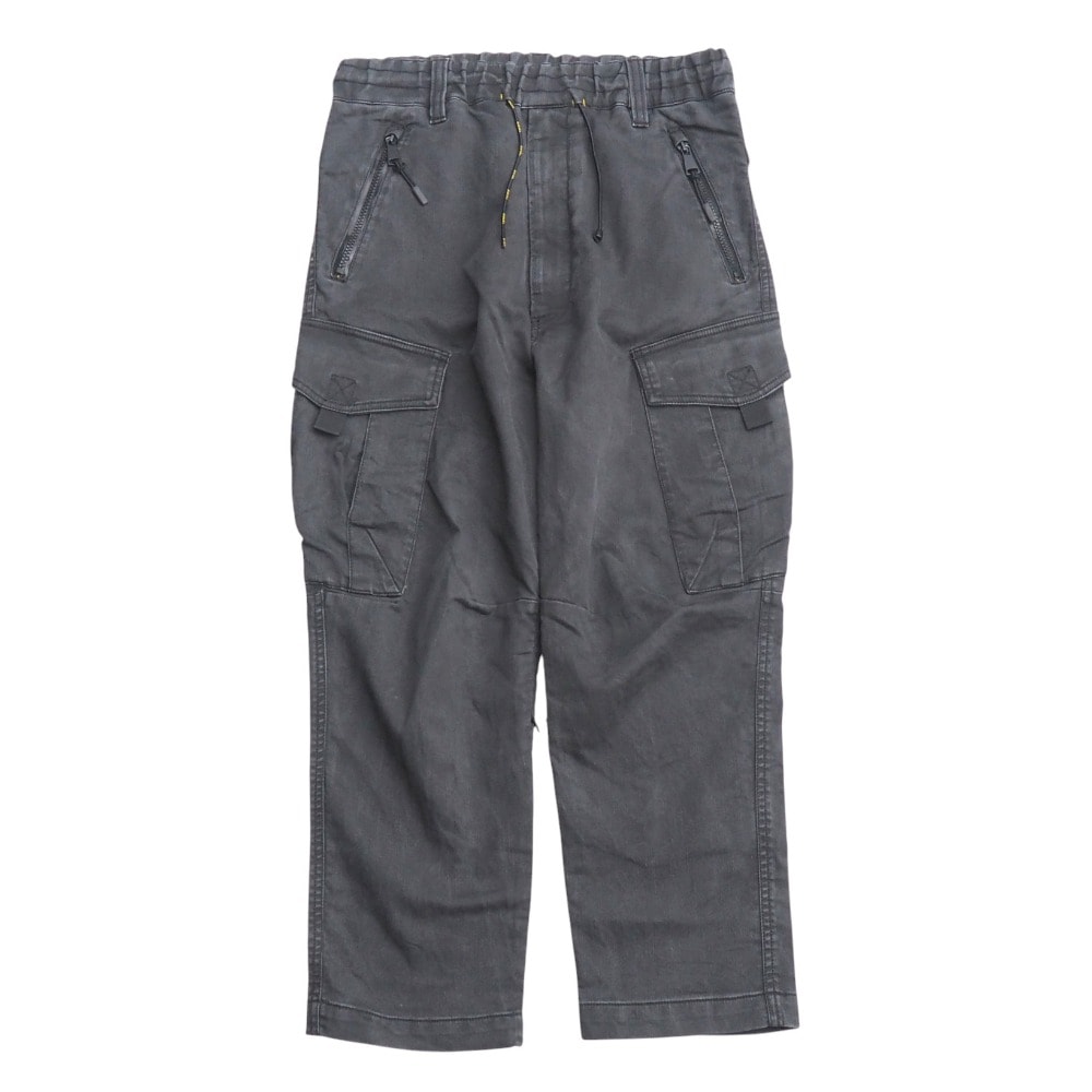 DIESEL ディーゼル カーゴパンツ サイズ28 スウェットデニム イージーパンツ ストレッチ テーパード ワークパンツ ブランド古着【中古】20250911/RA6050