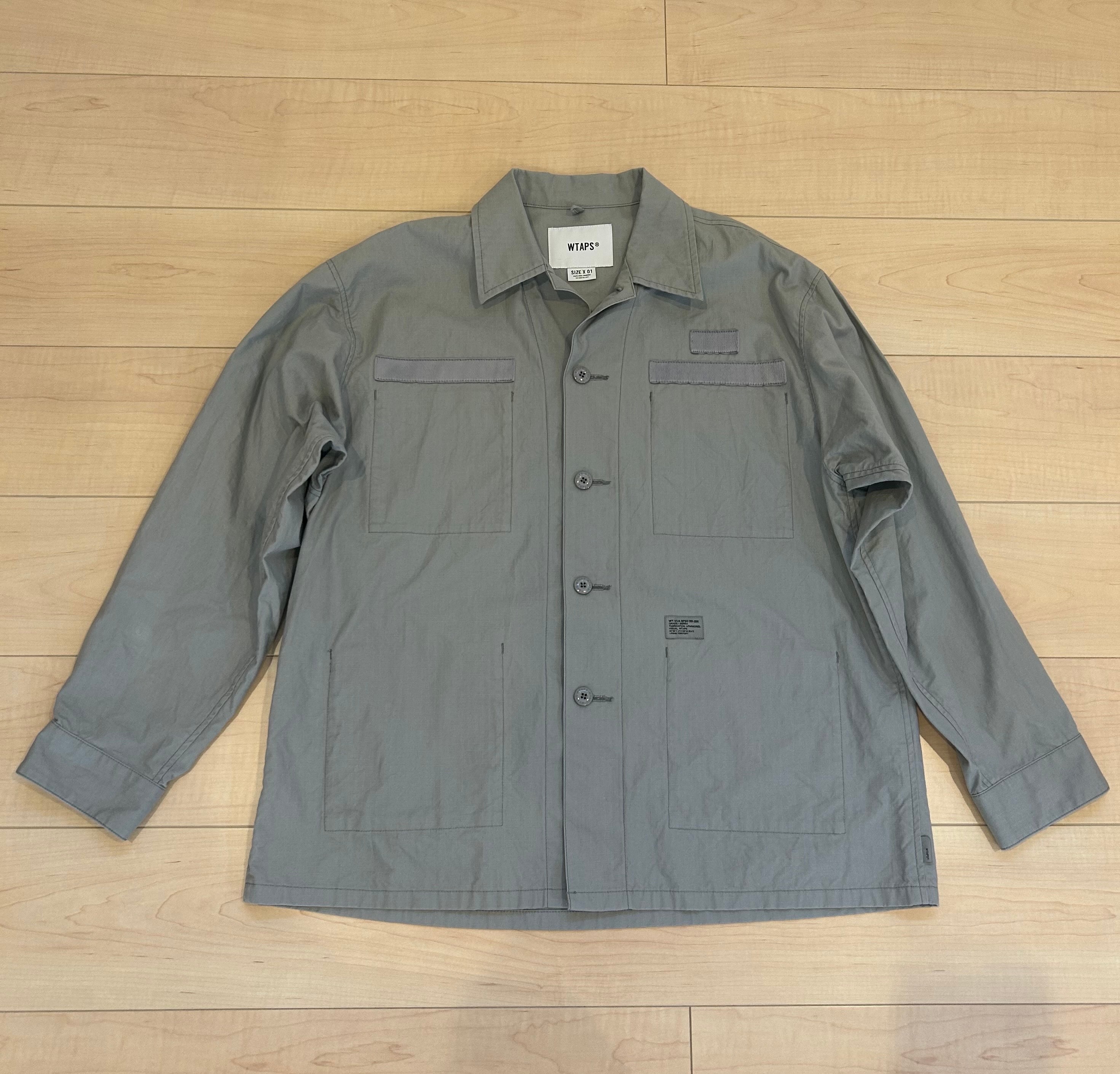 WTAPS Wcpo 01 / LS / Cotton. Broadcloth. Textile 