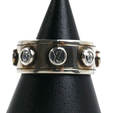 LOUIS VUITTON ルイ・ヴィトン シルバー925 リング LV スタッズ リング・指輪 M1622L VA1214 22号 12.4g メンズ【中古】