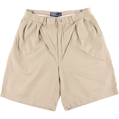 古着 ラルフローレン Ralph Lauren POLO by Ralph Lauren TYLER SHORT ツータック チノショーツ ショートパンツ メンズw32相当/eaa582035