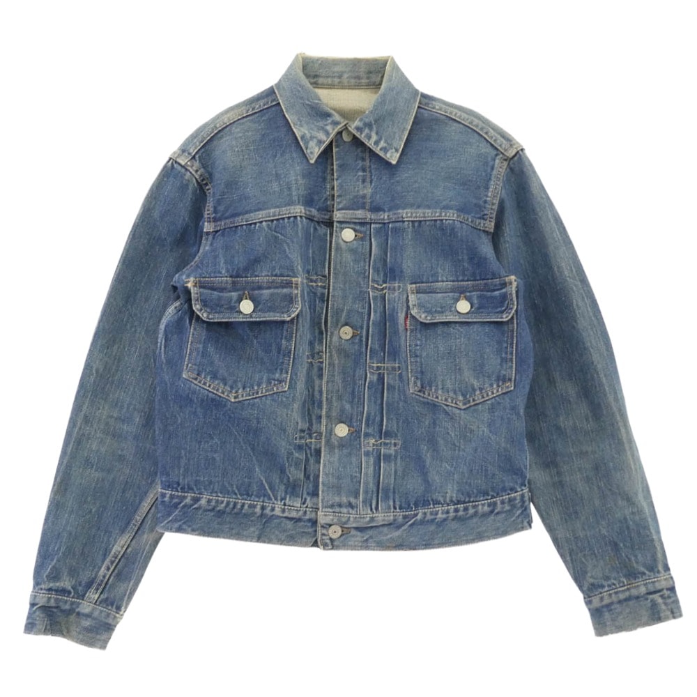 Levi's リーバイス ジャケット VINTAGE ヴィンテージ 50s 60s セカンド 2nd 507XX BIGE ビックE片面タブ ボタン裏刻印17 デニム ジャケット インディゴブルー系【中古】