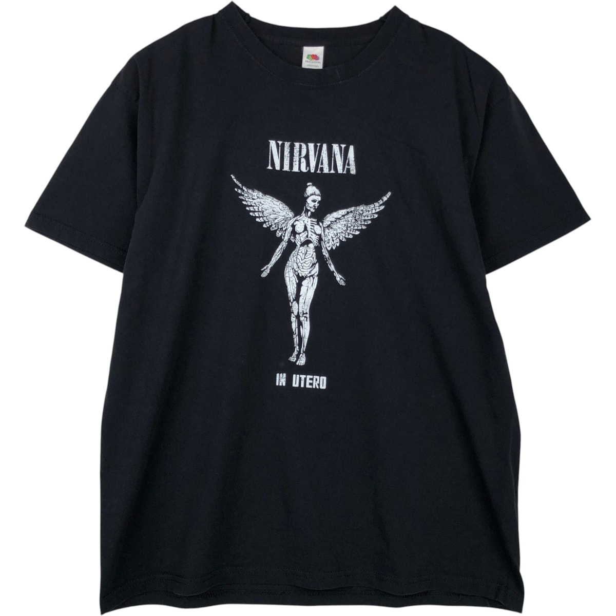 古着 フルーツオブザルーム FRUIT OF THE LOOM NIRVANA ニルヴァ―ナ バンドTシャツ バンT メンズXL相当/eaa648425