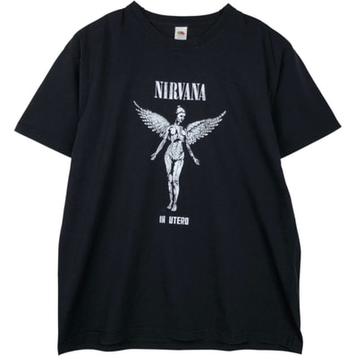 古着 フルーツオブザルーム FRUIT OF THE LOOM NIRVANA ニルヴァ―ナ バンドTシャツ バンT メンズXL相当/eaa648425