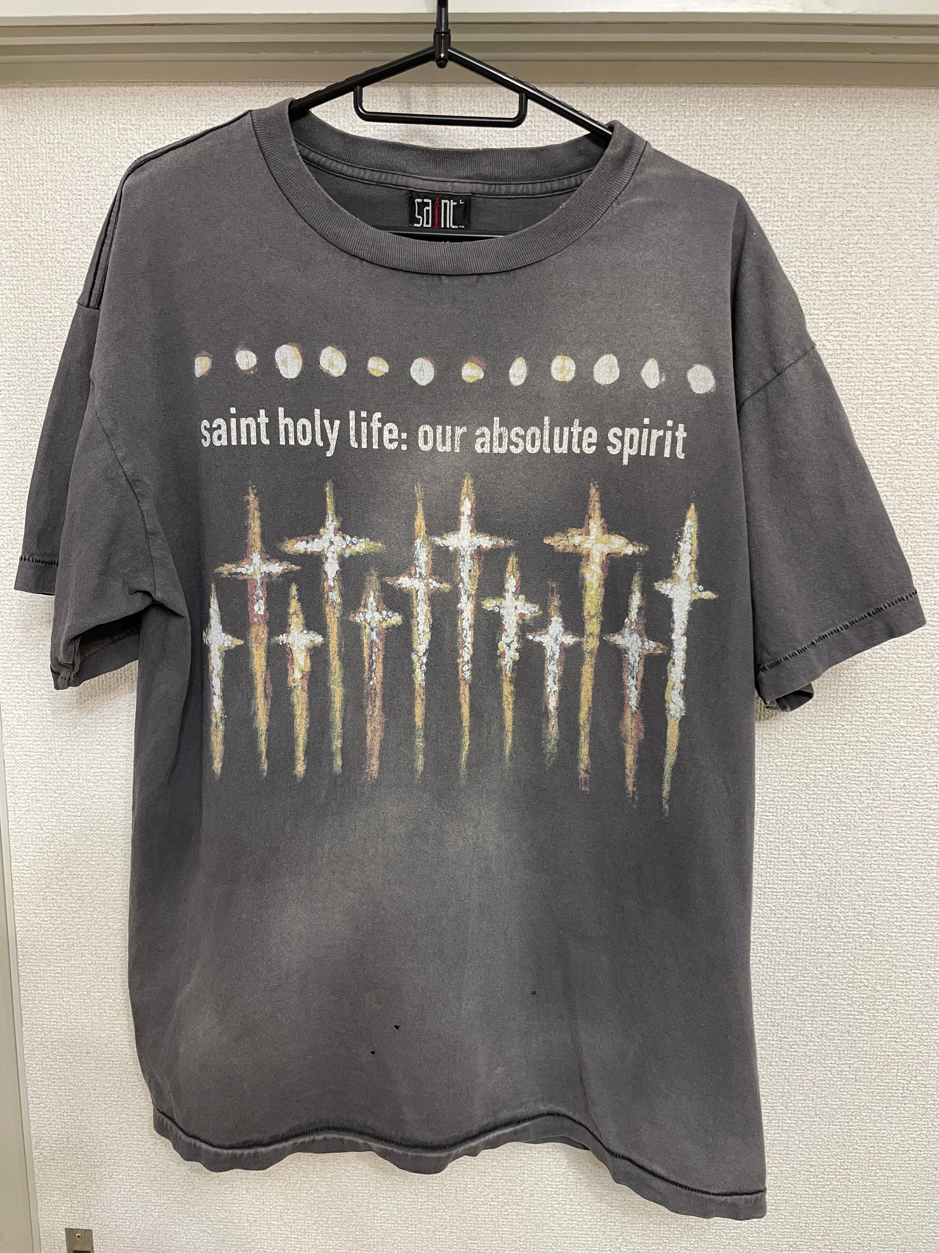 SAINT Mxxxxxx x FORSOMEONE FS_SS T-Shirt/God "Black"