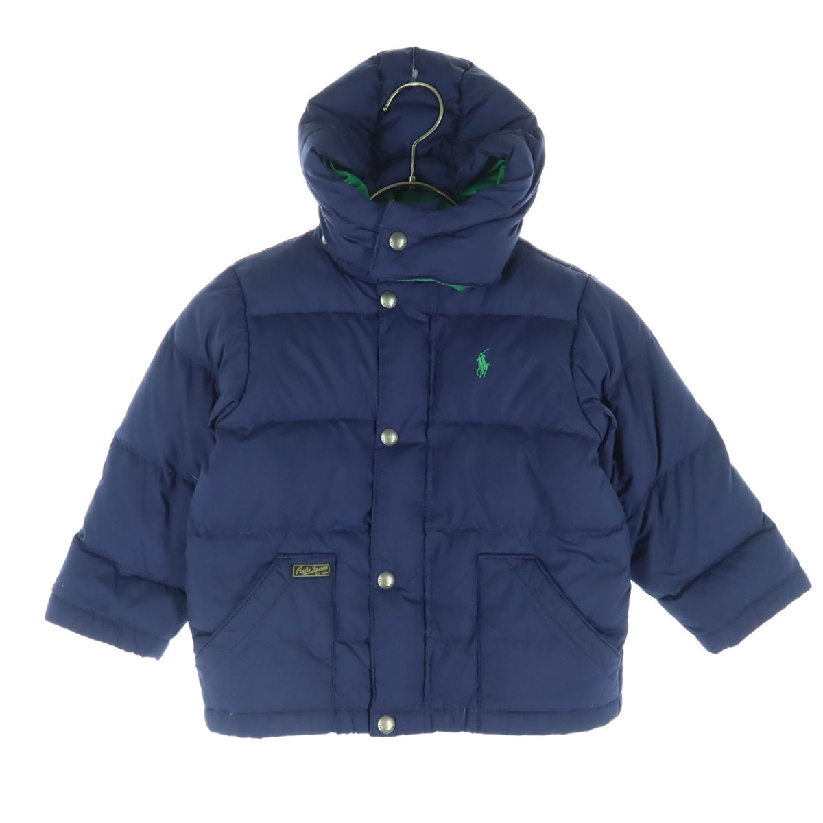 Polo by Ralph Lauren ポロバイラルフローレン ワンポイントロゴ 長袖 ダウンパーカー 3T ネイビー
