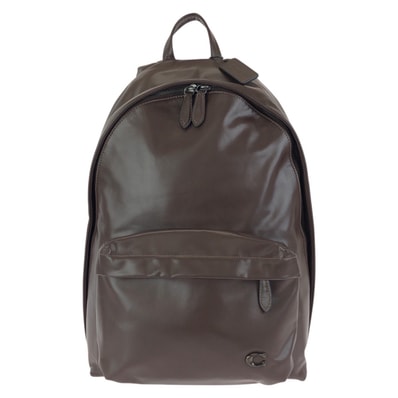 美品 COACH コーチ ホール バックパック ダークブラウン レザー リュックサック バックパック 602606 【中古】
