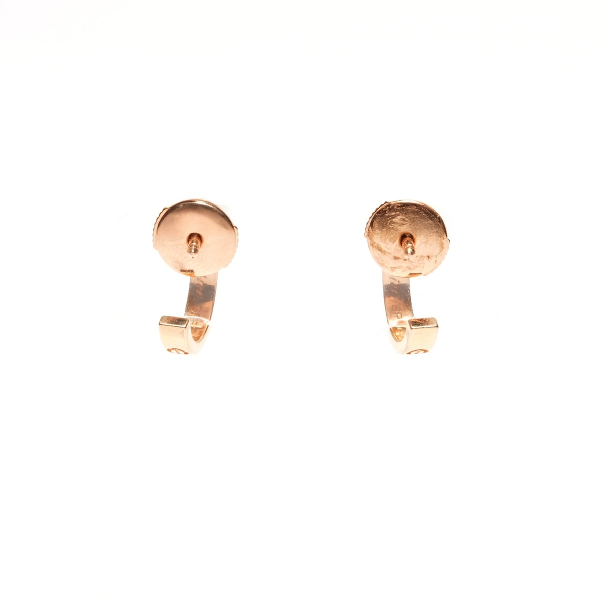 カルティエ CARTIER ラブ 750 K18 ピンクゴールド ピアス【中古】