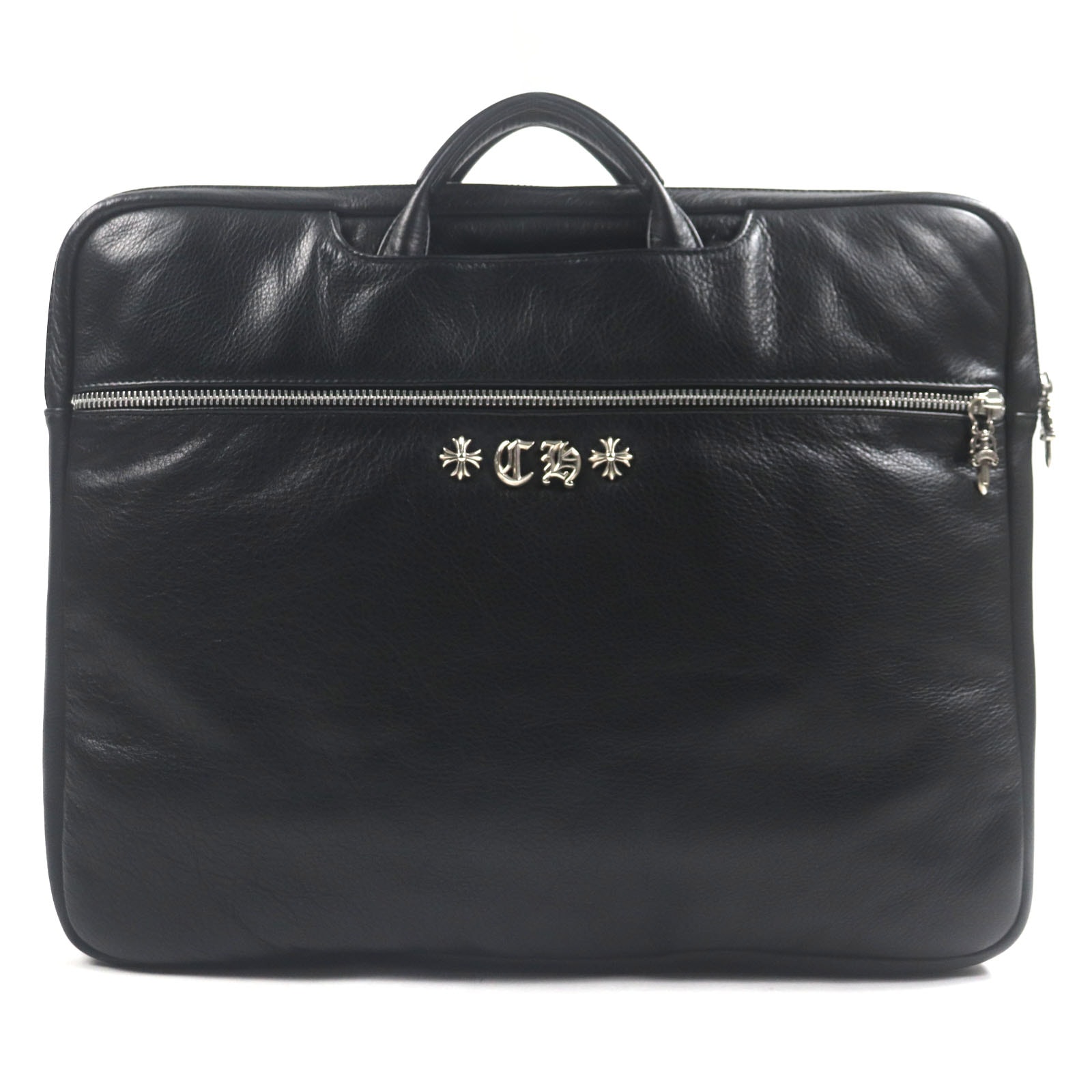 美品 クロムハーツ
 ブリーフケース CREEPY BAG クリーピーバッグ ブラック メンズ
