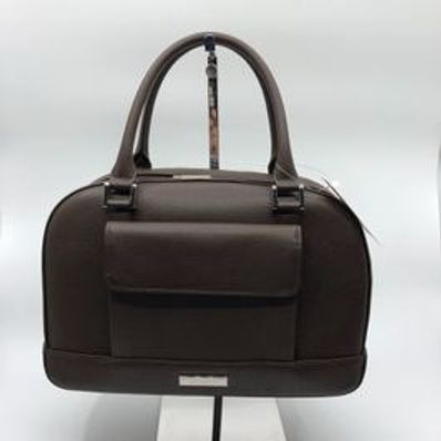 バーバリー PVCレザー ミニボストンバッグ