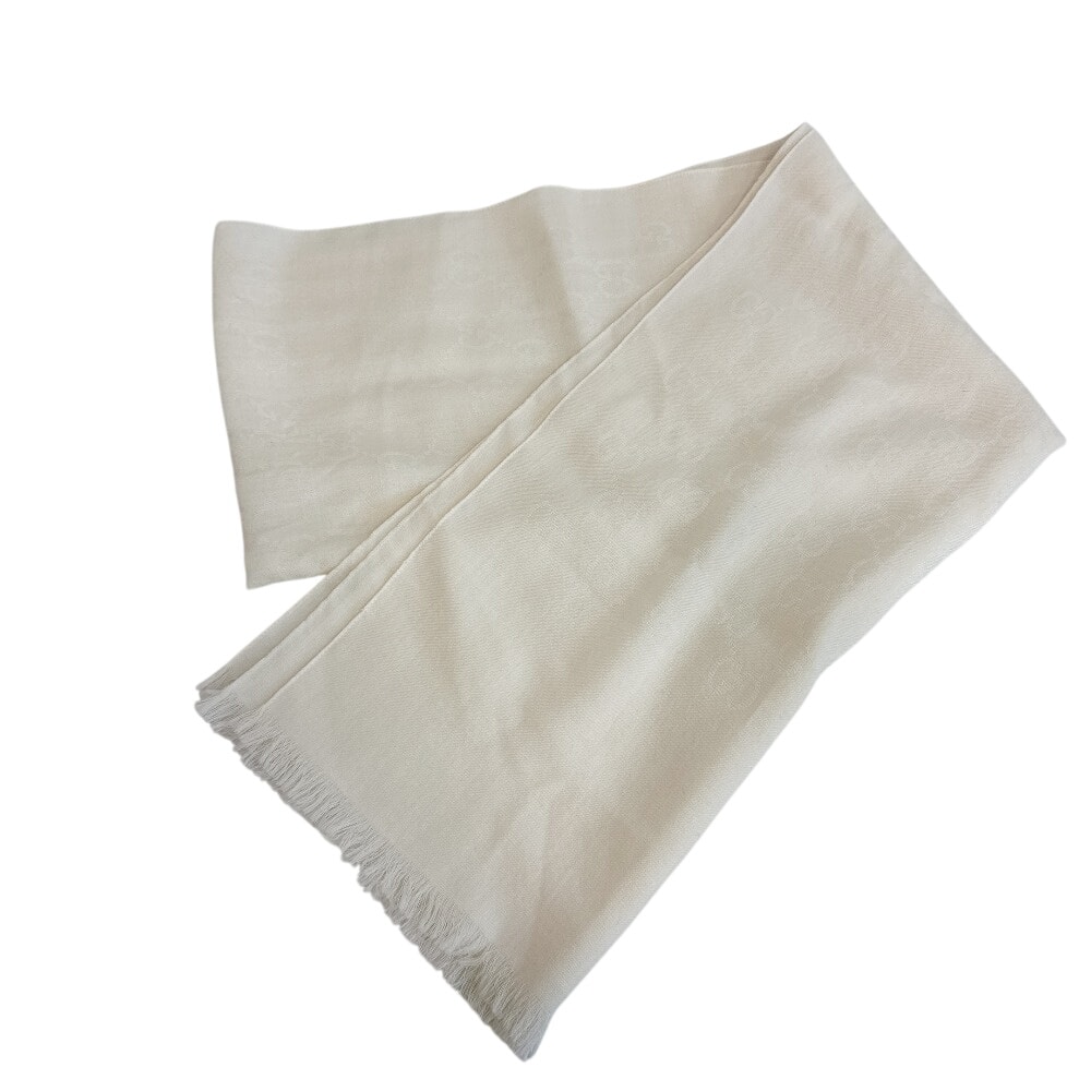 グッチ GUCCI ストール GG ホワイト