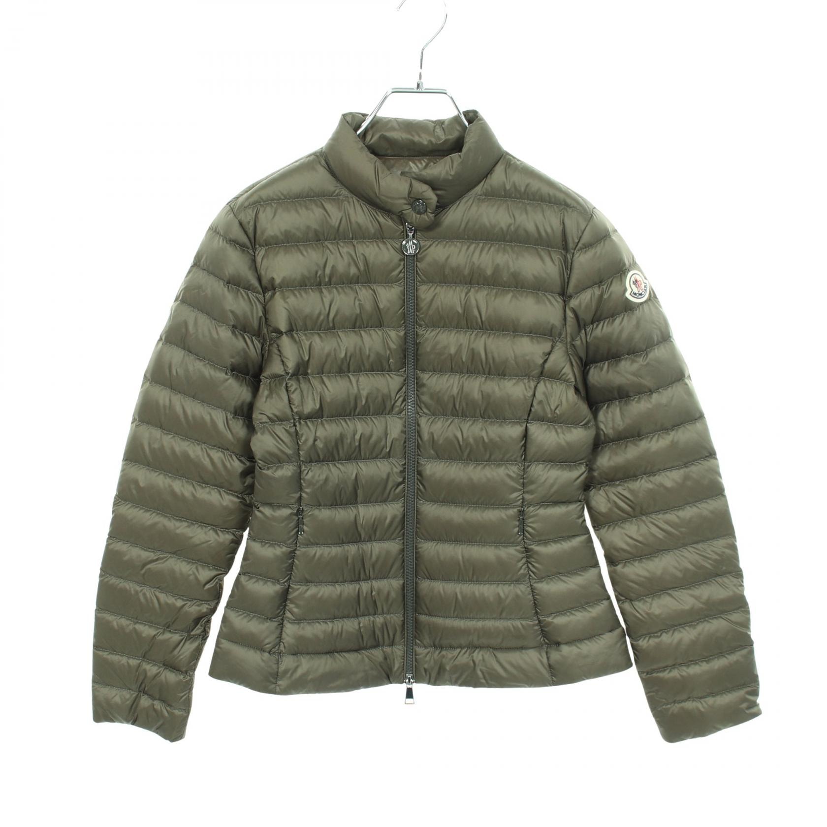 モンクレール MONCLER IGELLE ダウンジャケット 衣料品 アウター ナイロン レディース カーキ系 1A00068 【中古】