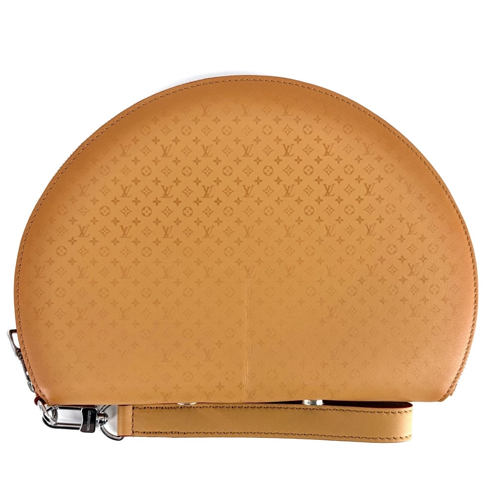 LOUIS VUITTON ルイヴィトン クラッチバッグ モノグラム フォーチュン・クッキー セカンドバッグ ポーチ M82025    ブラウン 茶 シルバー金具 メンズ 美品【中古品】